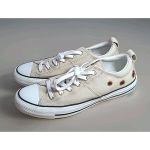 Converse All Star Festival Smoothie Women's Size 9 Embroidered Sunflowers Lk Nw